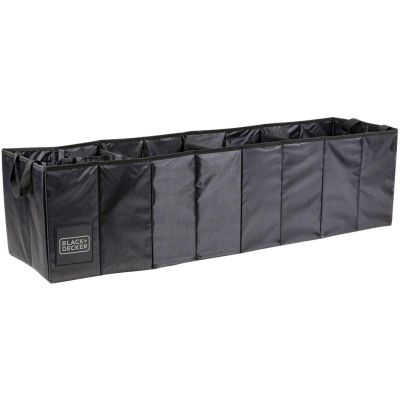 17. Aufbewahrungsbox mit 4 Fächern, faltbar, 110 x 30 x 30 cm, Black + Decker