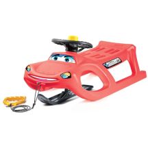 Kunststoffschlitten CAR DRIVE CONTROL, rot