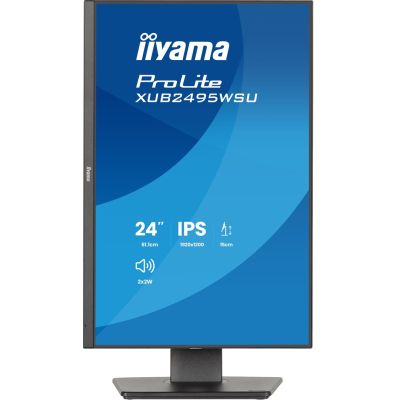 4. iiyama ProLite XB2495WSU-B1 Computermonitor 61,2 cm (24,1 Zoll) 1920 x 1200 px Full HD LCD Schwarz