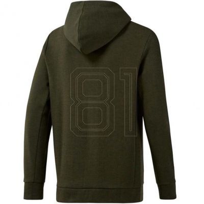 2. Reebok Workout Doppelstrick-Hoodie M DW7396