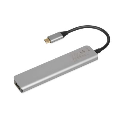 2. IBOX HUB USB IUH3SL4K SLIM USB 3.2 HDMI 4K PD 100W