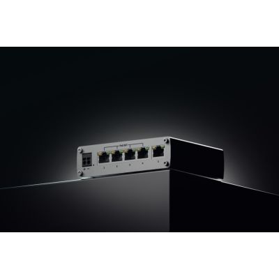 3. Teltonika TSW101 Gigabit Ethernet (10/100/1000) PoE-Unterstützung Metallic