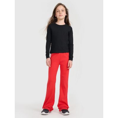 7. Mädchen-Longsleeve mit Slim Fit, schlicht, 4F 4FJRAW25TLONF603-20S
