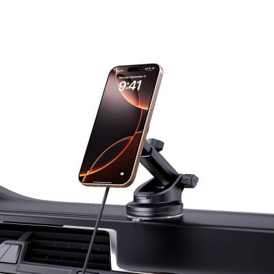 8. Tech-Protect MM15W-V7 QI2 Autohalterung mit induktivem Ladegerät – Schwarz