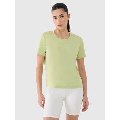 2. Schnelltrocknendes Oversize-Trainings-T-Shirt für Damen 4F 4FRSS25TFTSF1236-42S