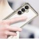 3. Outer Space Case für Samsung Galaxy S25 Edge Flexibler Rahmen Cover - Durchscheinend, Schwarz