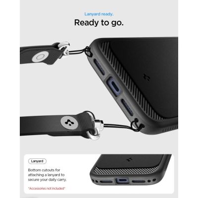 6. Spigen Rugged Armor MagSafe Hülle für iPhone 18 Pro Max / 17 Pro Max – Mattschwarz
