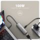3. Axagon RVC-HI8KPD, USB-C auf HDMI 2.1 Reduzierer/Adapter, 8K/60Hz, 4K/144Hz, HDR10+, PD100W, 0,16 m USB Typ-C HDMI + USB Typ-C