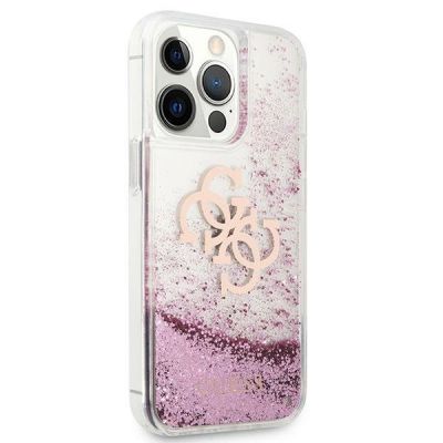 4. Guess GUHCP13XLG4GPI iPhone 13 Pro Max 6,7" rosa/rosa Hardcase 4G Big Liquid Glitter