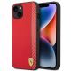 Ferrari FEHCP14MAXRE iPhone 14 Plus 6,7" rot/rot Hardcase Carbon