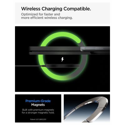 15. Spigen Optik Armor Pro MagSafe Hülle für Samsung Galaxy Z Fold 8 Ultra – Schwarz
