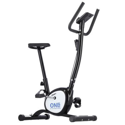 4. One Fitness RW3011 schwarzes mechanisches Fahrrad