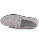 3. Vinceza 93221 Damen-Mokassins aus grauem Leder