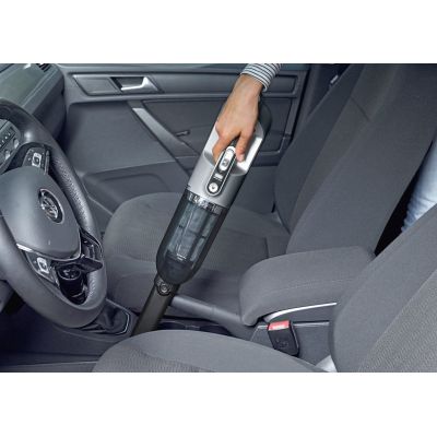 5. Bosch BCH3P210 Akku-/Stielstaubsauger mit integrierter Bürste, beutellos, 0,4 l, netz-/akkubetrieben, schwarz/grau