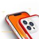 4. Klare 3in1 Hülle für iPhone 13 Pro Max Frame Cover Gel Rot