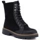 2. Schwarze Wildleder-Ankle-Boots für Damen, M.Daszyński SA259-4