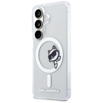 2. Karl Lagerfeld IML Peekaboo Choupette MagSafe Hülle für Samsung Galaxy S26 Plus - Transparent