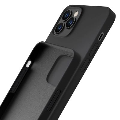 11. 3mk Silikonhülle für iPhone 12 Pro Max – Schwarz