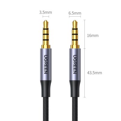 9. Ugreen AV183 20785 Kabel 3,5 mm Miniklinke / 3,5 mm Miniklinke 3 m – grau