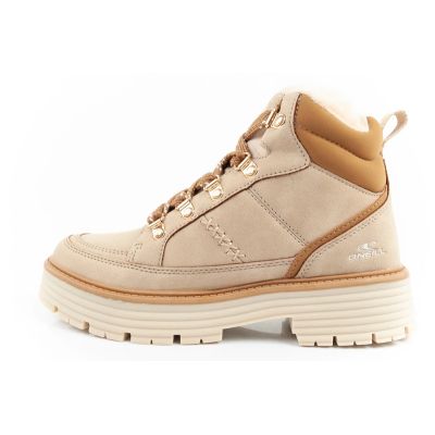 11. O'Neill Winterstiefel Damen Wanderstiefel Stiefeletten isoliert modisch Beige Braun