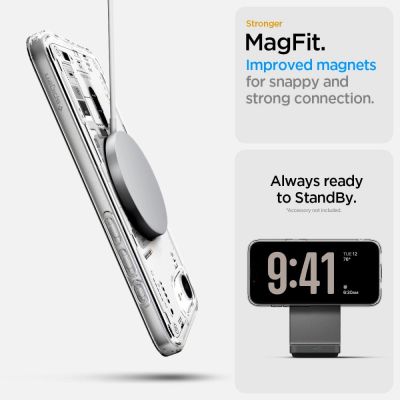 12. Spigen Ultra Hybrid MagSafe Hülle für iPhone 16e / 17e Neo One – Transparent