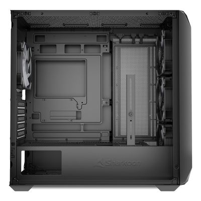 5. Sharkoon MK3 RGB Micro-ATX 1xGlas Schwarzes Gehäuse