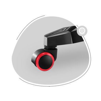 5. HZ-Ranger 6.0 Gaming-Stuhl aus rotem Netzgewebe für Kinder