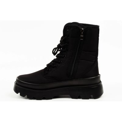 3. Progress Damen-Winterstiefel Schneestiefel schwarz warm gefüttert mit Lammfell
