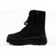 3. Progress Damen-Winterstiefel Schneestiefel schwarz warm gefüttert mit Lammfell