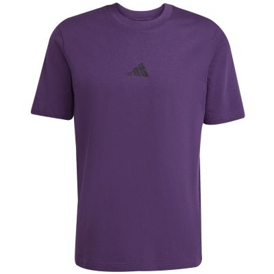 14. Herren adidas Essentials Small Logo Single Jersey Lila JW6232