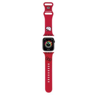 Hello Kitty Silikon-Kitty-Kopfband für Apple Watch 38/40/41 mm – rot