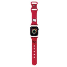 Hello Kitty Silikon-Kitty-Kopfband für Apple Watch 38/40/41 mm – rot