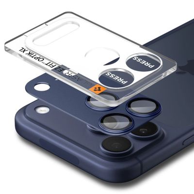 2. Spigen Optik Pro XL Kameralinsenglas für iPhone 17 Pro Max – Marineblau