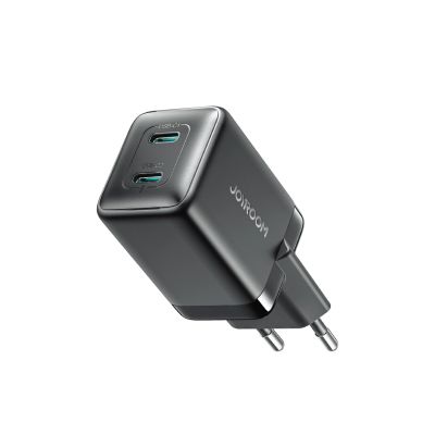 Joyroom JR-TCG17 45W 2 x USB-C Wandladegerät (EU-Stecker) - schwarz