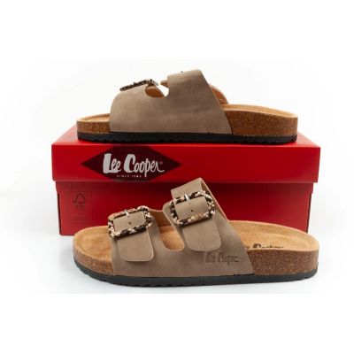 10. Lee Cooper Damen-Slipper, khaki, bequem, leicht