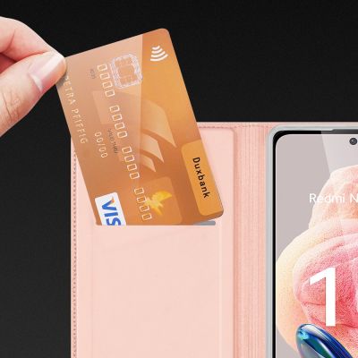17. Dux Ducis Skin Pro Hülle für Xiaomi Redmi Note 12 Flip Card Wallet Stand Blau