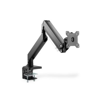 15. Einzelner Tischarm mit Klemme für 1xLCD mit Gasfeder, max. 35 Zoll und 15 kg