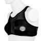 2. MASTERS TOP-1W "S" Brustschutz-T-Shirt Schwarz