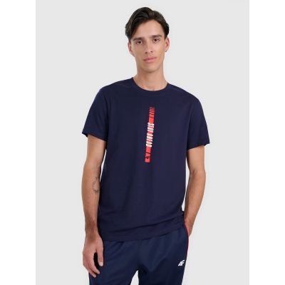 Herren-T-Shirt mit Aufdruck, regulär, Größe 4F 4FRAW25TTSHM3225-31S