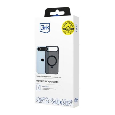 7. 3mk Smoke Case Mag&Stand für iPhone Air - Schwarz