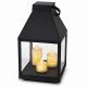 LED-Laterne 25 cm, 3 Kerzen, Saska Geschenk & Dekoration