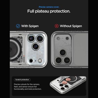 8. Spigen Ultra Hybrid MagSafe Hülle für iPhone 18 Pro / 17 Pro - neo one