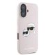 4. Karl Lagerfeld Silikon Nauble Heads Print MagSafe Case für iPhone 16 Plus - Pink