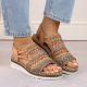 6. Bequeme Rieker W RKR669 mehrfarbige Sandalen