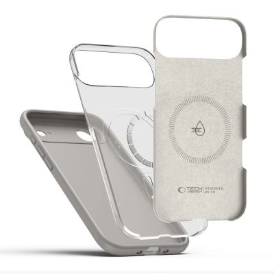 4. Tech-Protect Silicone MagSafe Case für iPhone 17 Air - Grau