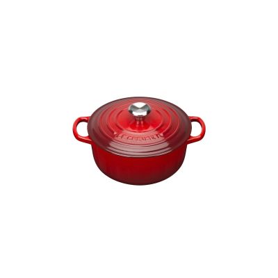 Le Creuset Signature Apvalus Topf 20 cm Rot