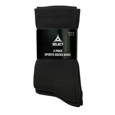 SELECT schwarze kurze Fußball-Trainingssocken 3er-Pack