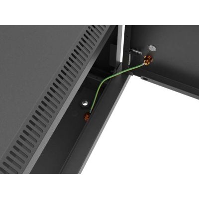 14. LANBERG Wandregalschrank 19" 4U 600X450 Schwarze Metalltür (Bausatz)