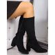 Schwarze Sergio Leone Damen-Stiefel mit hohem Absatz