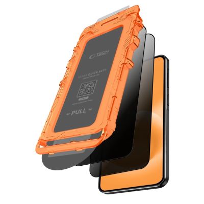 2. Gehärtetes Sichtschutzglas Tech-Protect Quick Set Spy+ 2-Pack für Samsung Galaxy A18 4G / 5G